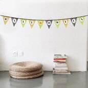 Samur 3 m Cadılar Bayramı Kabak Temalı Halloween Yazılı Banner Flama Süs