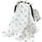 Şanal Deux Lapıns% 100 Pamuk Müslin Puset Örtüsü - Bébé Lapin PUSET1018 - 1 x 32 x 27 cm - 000-Siyah