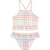 Sand Mother Uv Korumalı Fırfırlı Kız Çocuk Bikini Takımı - 4 - 5 Yaş - Renkli