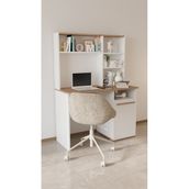 Sandalie Eva 50X110 Cm Çalışma Masası Bilgisayar Masası Ofis Ders Yemek Masası Beyaz Teşhir