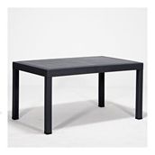 Sandalie Rattan Antrasit 90x150 cm Bahçe Masa