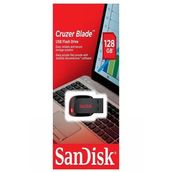 Sandisk 128 GB Cruzer Blade USB 2.0 Siyah USB Bellek