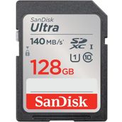 Sandisk SDSDUNB-128G-GN6IN Ultra 128 GB SDHC/SDXC 140MB/s Class 10 UHS-I Hafıza Kartı