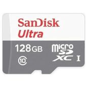 SanDisk Ultra SDSQUNS-128G-GN6MN 128GB 80MBs Micro SD Hafıza Kartı