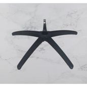 Sandofis 5 Kollu Siyah Star Ofis Koltuk Ayağı, Çap 70 cm,Ofis Koltuğu Yedek Parçası, Döner Sandalye Ayağı
