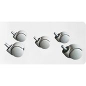 Sandofis Gri Renk Ofis Koltuğu Tekerleği (Çap 50 Mm)