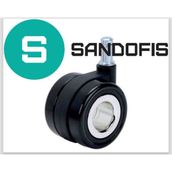 Sandofis Krom Gövdeli Premium Teker 60 Mm - Ofis Koltuğu Yedek parçası - Oyuncu koltuğu tekerleği