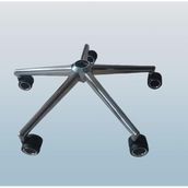 Sandofis Ofis Koltuğu Ayağı, Krom Yıldız Ayak Çap 64 cm, Krom Çemberli Teker Çap 60 cm, Yedek Parça