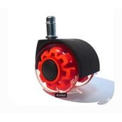 Sandofis Red Eye Şeffaf Premium Ultra Sessiz Ofis Koltuğu Tekerleği Çap 50 mm