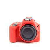 Sanger Nikon D3500 Uyumlu Kırmızı Silikon Kılıf
