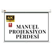 Sanper 100 X 100 Projeksiyon Perdesi Storlu Zincirli