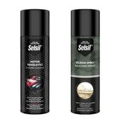 Sanplaza Selsil 2’li Oto Bakım Seti Motor Temizleme 500 ml Ve Silikon Sprey 500 ml