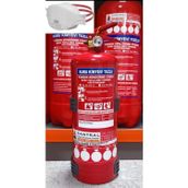 SANTRAL 2 Kg Yangın Söndürme Tüpü 3m N95 Maske Hediyeli Araç Ve Evler Için Uygun