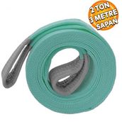 Sapan Polyester Spanzet 2 Ton 3 Metre Turkuaz Saglam Yuk Kaldirma Tasima Indirme Halat