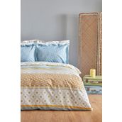 Sarah Anderson 100x100 cm Carlene Çift Kişilik Sarı Nevresim Takımı