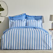 Sarah Anderson Brine %100 Pamuk Blue Çift Kişilik Nevresim Seti