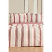 Sarah Anderson Sies İpliği Boyalı Bordo Çift Kişilik Nevresim Takımı