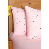 Sarah Anderson Watermelon Pembe Pamuk Çift Kişilik Lastikli Çarşaf Set