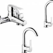 Sardıcı 3'lü Batarya Seti Banyo Mutfak Lavabo Bataryaları