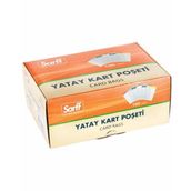 Sarff 12x11 cm 100 Adet Yatay Güvenlik Kart Poşeti