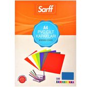 Sarff 15201014 100'lü A4 160 m Pvc Mavi Cilt Kapağı