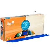 Sarff 6 mm Mavi Oval 25 Yaprak Kapasiteli 100'lü Sırtlık