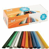 Sarff 6 mm Siyah Oval 25 Yaprak Kapasiteli 100'lü Sırtlık