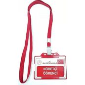 Sarff Nöbetçi Öğrenci Yaka Kartı Ipli