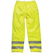 Sarı Su Geçirmez Motorcu Pantolon