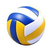 Sarı Voleybol Topu Dikişli Renkli 4 Numara - Sarı - Turuncu - Yeşil - Siyah