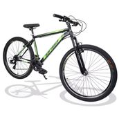 Sarissa Moon 27.5 Jant MTB Ön Amortisörlü Shimano Kelebek 21 Vites V Fren Siyah Yeşil Dağ Bisikleti