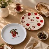 Sarkap Home 26 Cm 2'li Meyve Tabağı Seti Domates