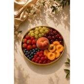 Sarkap Home 26 Cm Gold Meyve Tabağı