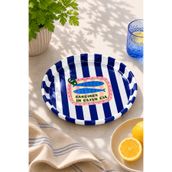 Sarkap Home 26 Cm Sardines Mavi Meyve Tabağı