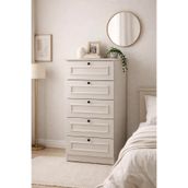 SARMOBİ Mira 5 Çekmeceli Şifonyer/Çamaşırlık 52x105x43 cm Aytaşı – Country Tasarım