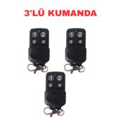 Sarpark Uk-911 433.92Mhz Kopyalanabilir Garaj Kumandası Bft Nice Beninca Uyumlu 4 Tuşlu 3 Adet