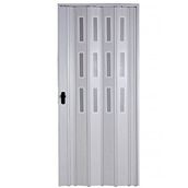 Sarpaş Akçaağaç Camlı 12 mm Katlanır Akordeon Pvc 102x199 cm Akordiyon Kapı