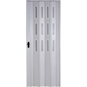 Sarpaş Akçaağaç Camlı 12 mm Katlanır Akordeon Pvc 102x209 cm Akordiyon Kapı