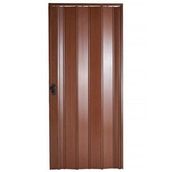 Sarpaş Ceviz Camsız 12 mm Katlanır Akordeon Pvc 102x229 cm Akordiyon Kapı