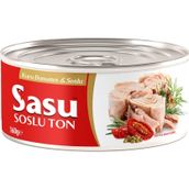 Sasu Kuru Domatesli & Soslu Ton Balığı 4x160g Bütün Dilim