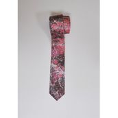 Saten Ebru Kravat (Pembe)