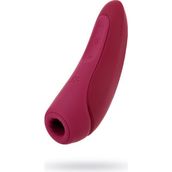 Satisfyer Curvy 1 Connect App Vakum Dalgası Klitoris Vibratörü, silikon, kırmızı, 14,3 cm