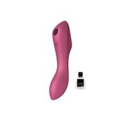 Satisfyer Curvy Trinity 3 Red Güçlü Titreşimli Klitoris Uyarıcı Air Pulse Vibratör+Jel