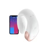 Satisfyer Double Love White Telefon Ve Uzaktan Kumanda Partner C Vibratör