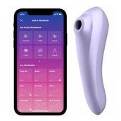 Satisfyer Dual Pleasure 11 Modlu Titreşim & 11 Emiş Modlu Telefon Uyumlu Vibratör