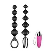 Satisfyer Love Beads Siyah Anal Toplar+mini Vibratör