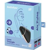 Satisfyer Love Triangle Black Klitoris Stimülatörü ve App Kontrol Titreşimli Vibratör