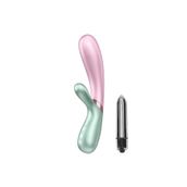 Satisfyer Satifyer Hot Pink G-Bölgesi Ve Klitoris Uyarıcı Telefon Kontrollü Isıtmalı Vibratör+Mini Vibratör