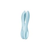 Satisfyer Threesome 1 Light Blue Ultra Esnek Vajinal Kullanıma Uygun Titreşimli Vibratör