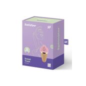 Satisfyer Treat Güvenli Malzemeden Oluşan Şarjlı Dönebilir Oral Seks Vibratörü+Jel
